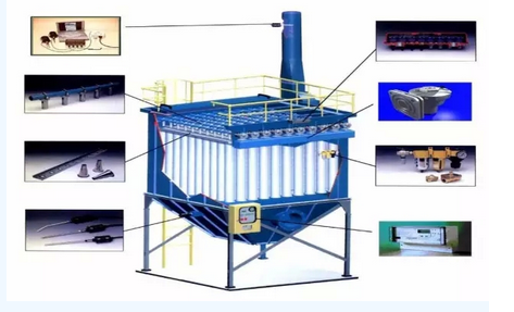 布袋除尘器整体结构示意图